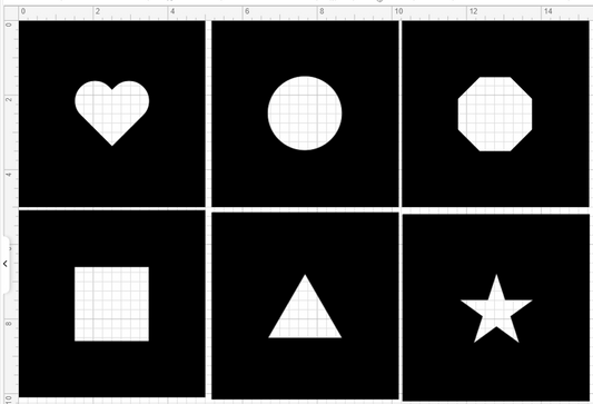 Basic Shapes Stencil Pack